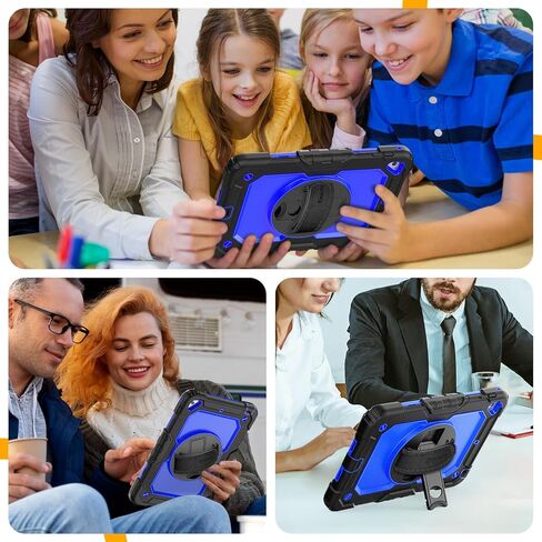 Case for iPad Mini 5th Generation, for iPad Mini 5/ Mini 4 Case, Timecity Heavy Duty Case with Screen Protector, Kickstand Hand/Shoulder Strap Pencil Holder for iPad Mini 5th/4th Gen 7.9''- Orange in Kuwait