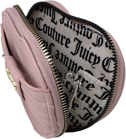 محفظة معصم نسائية بسحاب على شكل قلب من Juicy Couture (نقش فلاش وردي) in Saudi Arabia