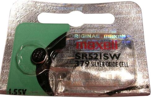 Maxell SR521SW SR63 SG0 SR521 379 Silver Oxide Watch Battery in Saudi Arabia