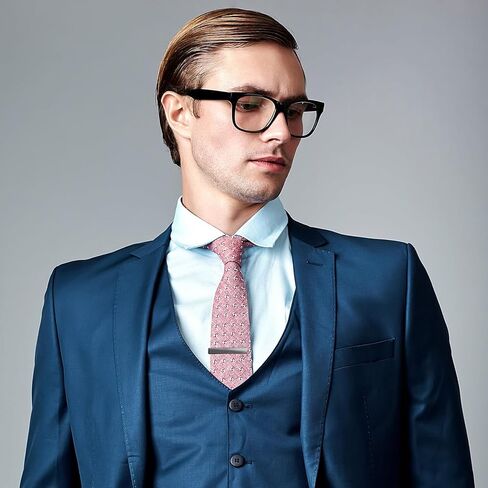 Roctee Tie Clips for Men, 3 Pack Men's Tie Clips Necktie Tie Bars Tie Pins for Men Accessories in Kuwait