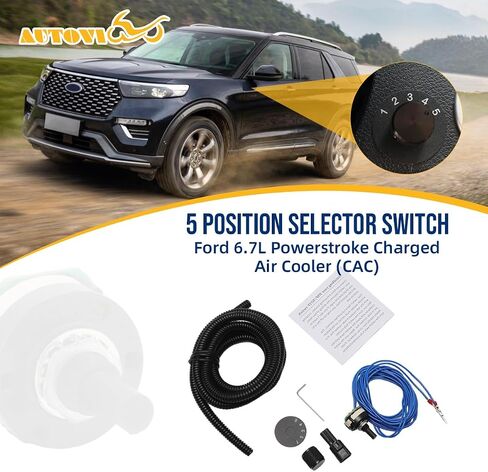 5 Position Selector Switch for 2011-2022 Ford 6.7L Powerstroke Charged Air Cooler CAC SOTF Switch Connector in Saudi Arabia