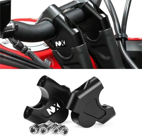 1 Pair Handlebar Riser For NX400 NX 400 500 NX500 Lift Handle Booster Accessories Handlebar Riser Extension Adapter(Black) in Saudi Arabia