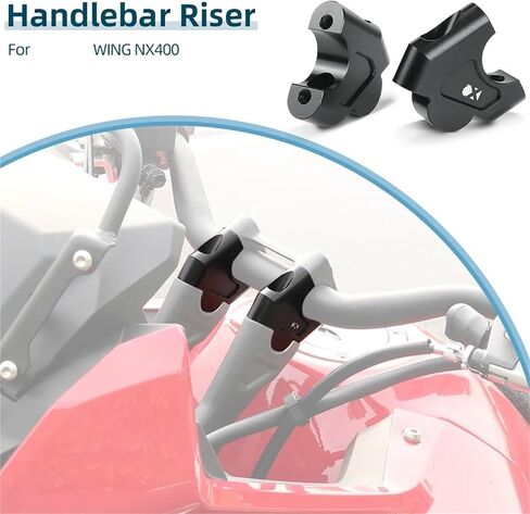 1 Pair Handlebar Riser For NX400 NX 400 500 NX500 Lift Handle Booster Accessories Handlebar Riser Extension Adapter(Black) in Saudi Arabia