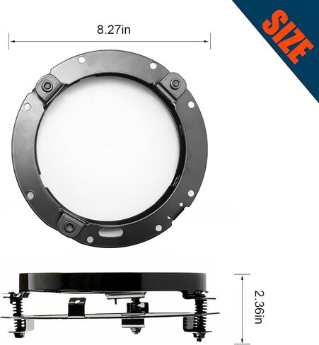 Anxingo 7inch Round Headlight Ring Mounting Bracket Replacement for Wrangler for Harley Davidson Headlight Mount in Saudi Arabia