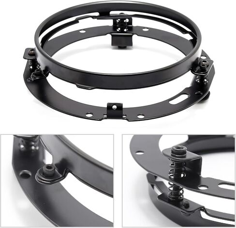 Anxingo 7inch Round Headlight Ring Mounting Bracket Replacement for Wrangler for Harley Davidson Headlight Mount in Saudi Arabia