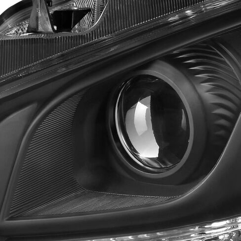 AKKON - For Maxima Halogen Type Black Bezel Projector Headlights Front Lamps Left + Right Side Replacement Set in Saudi Arabia