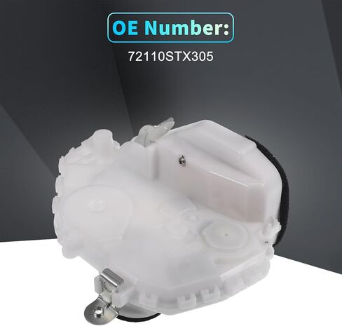 X AUTOHAUX استبدال محرك المحرك الأمامي الأيمن للراكب لقفل الباب الكهربائي لـ Acura TL 09-14 لـ Acura TSX 09-14 لـ Acura MDX 07-13 مجموعة مشغل مزلاج الباب رقم 72110STX305 أبيض in Saudi Arabia