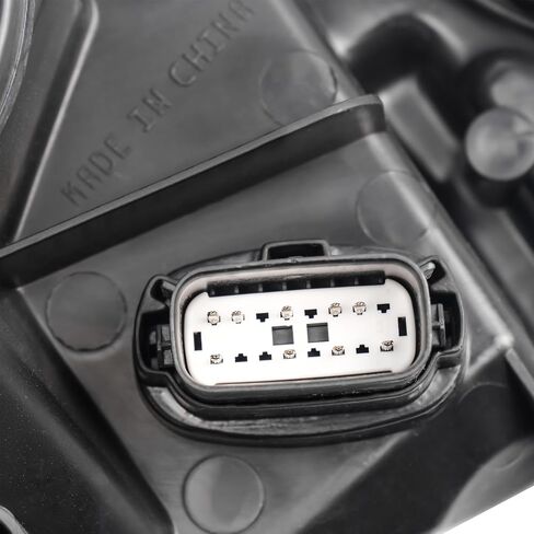 مجموعة المصابيح الأمامية متوافقة مع 2013-2016 FORD FUSION الجيل الثاني قبل تجميل الوجه، استبدال المصابيح الأمامية لجهاز العرض OEM، زوج واحد 2013 2014 2015 2016 للسائق والراكب باللون الأسود in Kuwait