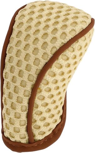 Universal Gear Shift Knob Cover Stick Shifting Handle Protector Manual Fabric 1 Pc Anti-Slip Dark Brown in Kuwait