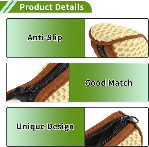 Universal Gear Shift Knob Cover Stick Shifting Handle Protector Manual Fabric 1 Pc Anti-Slip Dark Brown in Kuwait