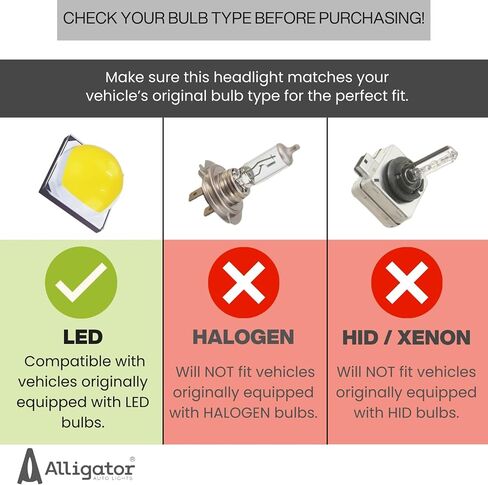 استبدال المصابيح الأمامية LED لهوندا 2021-2024 Odyssey Elite، EX، EX-L، مجموعة زوج مجموعة المصابيح الأمامية للتجول مع لمبات، يسار ويمين، DOT/SAE، 33100-THR-A32، 33150-THR-A32 in Kuwait