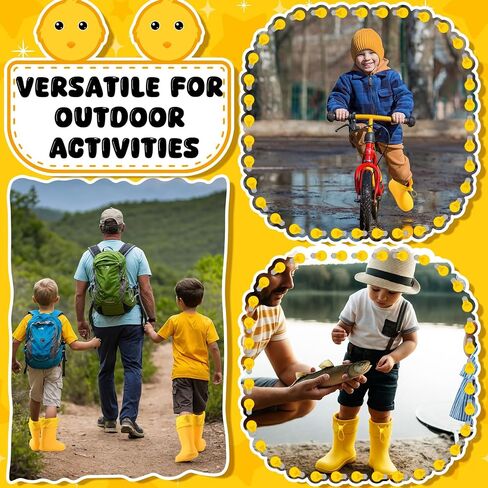 Toddler Rain Boots for Boys Girls Kids Lightweight Waterproof Unisex-Child Boots for Outdoor in Saudi Arabia