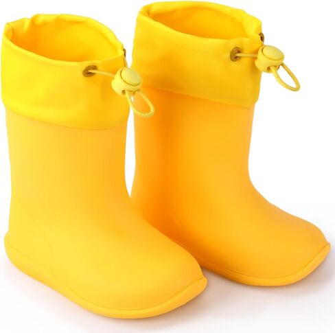 Toddler Rain Boots for Boys Girls Kids Lightweight Waterproof Unisex-Child Boots for Outdoor in Saudi Arabia