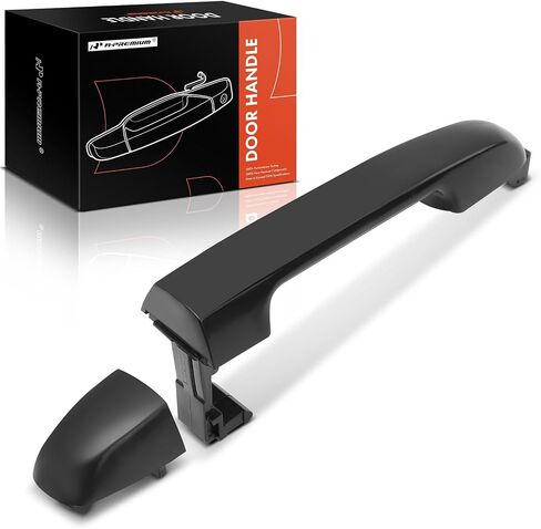 A-Premium Front Right Rear Left Rear Right Exterior Door Handle Compatible with Hyundai Elantra 2006-2010, Elantra 2011-2012 Hatchback, Smooth Black in Saudi Arabia