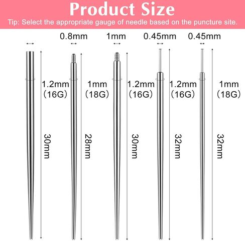 Piercing Ball Grabber Tool for Changing Jewelry - 16G 18G Stainless Steel Flat Back Earring Insertion Tool Threadless Insertion Pin Body Piercing Threader Tool for Ear Nose Lip Eyebrow in Saudi Arabia