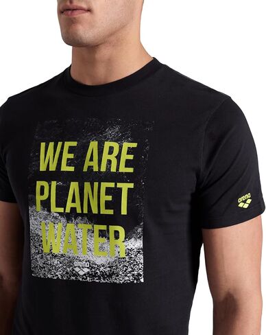 Arena Men's Solid Cotton Graphic Crew Neck Leisure T-Shirt Casual Or Athletic in Saudi Arabia