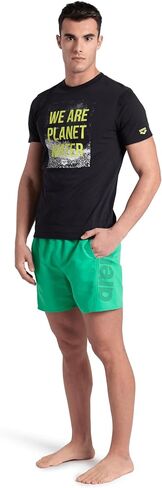 Arena Men's Solid Cotton Graphic Crew Neck Leisure T-Shirt Casual Or Athletic in Saudi Arabia