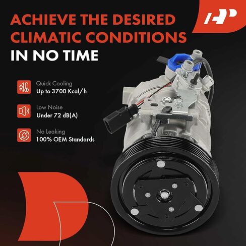 A-Premium Air Conditioner AC Compressor with Clutch Compatible with Q7 3.0L 2017-2019, A6 Quattro 3.0L 2016-2018, A7 Quattro 3.0L 2016-2018 in Saudi Arabia