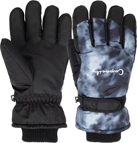 Men's Winter Ski Gloves -Windproof Anti-Slip with Fleece Lined Snowboard Gloves for Driving, Cycling, Outdoor Work in Kuwait