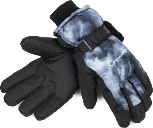 Men's Winter Ski Gloves -Windproof Anti-Slip with Fleece Lined Snowboard Gloves for Driving, Cycling, Outdoor Work in Kuwait