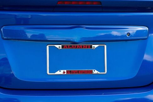Desert Cactus California Cal State University Northridge License Plate Frame CSUN Matadors Metal Car Tag Holder for Front or Back of Car Officially Licensed (Alumni) in Saudi Arabia