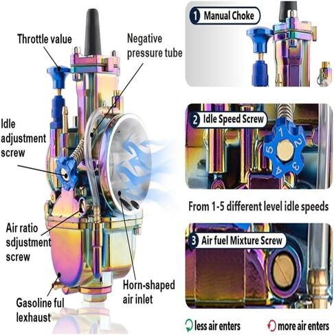 PWK 26mm Carburetor High Performance Racing Carburetor for 75cc to 125cc Yamaha ATV Quad Go Kart Dirt Bike Scooter Motocross with Power Jet in Saudi Arabia