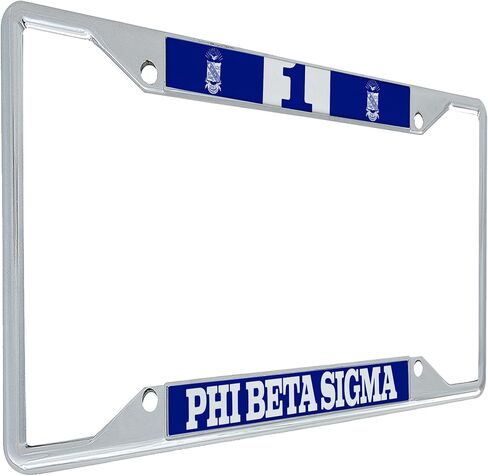 إكسسوارات السيارات Desert Cactus Phi Beta Sigma من Sigmas إطار لوحة ترخيص معدني وحامل بطاقات للمركبة الأمامية أو الخلفية (إطار #1) in Saudi Arabia