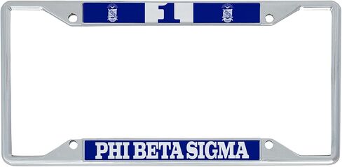 إكسسوارات السيارات Desert Cactus Phi Beta Sigma من Sigmas إطار لوحة ترخيص معدني وحامل بطاقات للمركبة الأمامية أو الخلفية (إطار #1) in Saudi Arabia