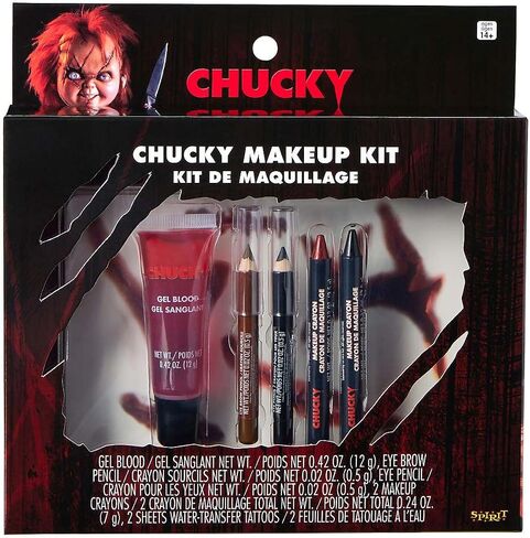 Spirit Halloween Chucky Makeup Kit, Officially Licensed Multicolor in Saudi Arabia