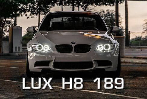 LUX H8 189 angel eye bulbs - Offroad Use Only in Saudi Arabia