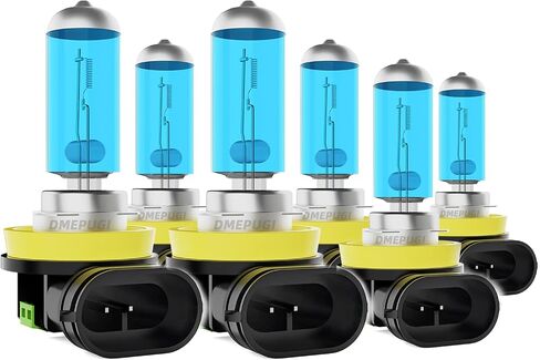Compatible With Nissan NV200 2013-2021 Halogen Headlight Bulbs, 9008/H13 halogen High and Low Beam Halogen Head light Bulb Combo, 6000K White Light,Pack of 2 in Saudi Arabia
