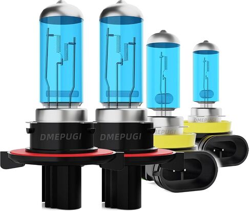 Compatible With Nissan NV200 2013-2021 Halogen Headlight Bulbs, 9008/H13 halogen High and Low Beam Halogen Head light Bulb Combo, 6000K White Light,Pack of 2 in Saudi Arabia
