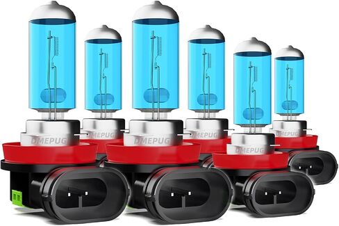 Compatible With Nissan NV200 2013-2021 Halogen Headlight Bulbs, 9008/H13 halogen High and Low Beam Halogen Head light Bulb Combo, 6000K White Light,Pack of 2 in Saudi Arabia