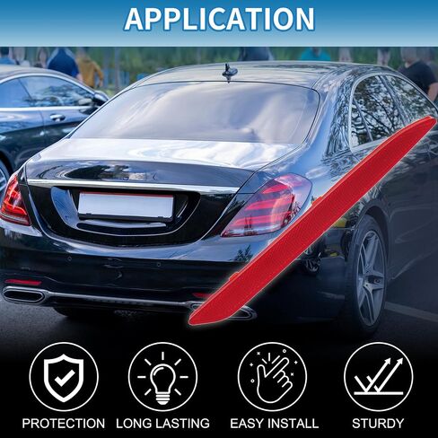 Bumper Reflector No.2228200874 Rear Right Bumper Reflector Side Marker for Mercedes-Benz GLE350 Strong ABS Red in Saudi Arabia