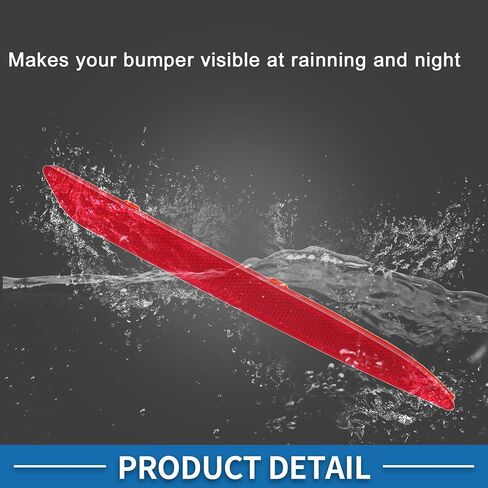 Bumper Reflector No.2228200874 Rear Right Bumper Reflector Side Marker for Mercedes-Benz GLE350 Strong ABS Red in Saudi Arabia