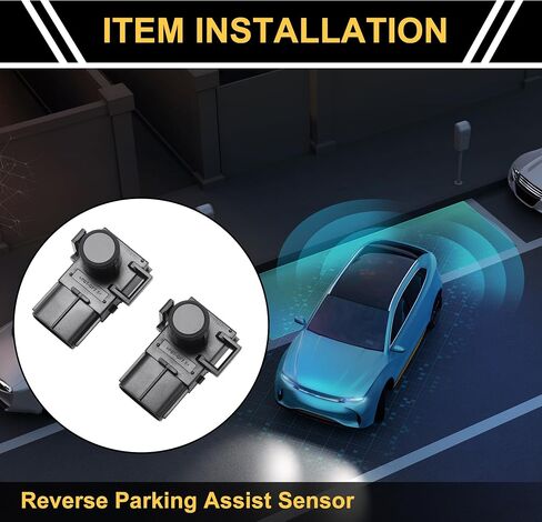 2 Pcs Bumper Backup Parking Sensor for Toyota Tundra 2007-2013 Reverse Parking Assist Sensor No.8934133180C0/8934133180C0/5S9357 Black in Saudi Arabia