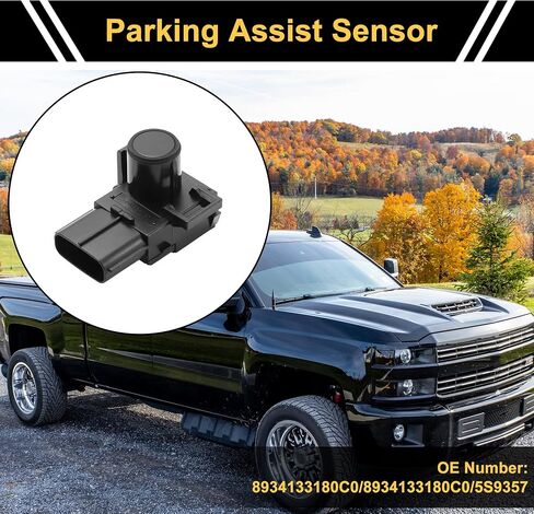 2 Pcs Bumper Backup Parking Sensor for Toyota Tundra 2007-2013 Reverse Parking Assist Sensor No.8934133180C0/8934133180C0/5S9357 Black in Saudi Arabia