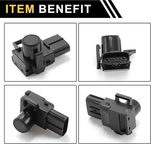 2 Pcs Bumper Backup Parking Sensor for Toyota Tundra 2007-2013 Reverse Parking Assist Sensor No.8934133180C0/8934133180C0/5S9357 Black in Saudi Arabia