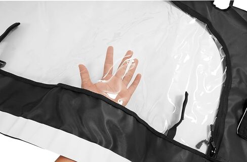 أبواب حاوية الكابينة الناعمة UTV مع نافذة خلفية متوافقة مع موديلات 2008-2021 Kubota RTV 400/450/500/520 ملحقات النوافذ الشفافة للباب الأسود الناعم in Kuwait