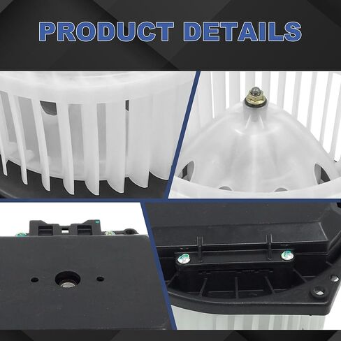 PartsFlow Heater A/C Front Blower Motor W/Fan Cage for 2002-2023 Infiniti for 2003-2023 Nissan 27225AM611 700193 in Saudi Arabia