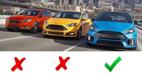 iJDMTOY No Drill Front Bumper Tow Hook License Plate Mounting Bracket Adapter Kit Compatible with 2016-2018 Ford Focus RS ONLY in Saudi Arabia
