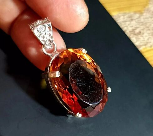 50.35 Ct Zultanite 7 Color Pendant 925 Silver Loose Certified Gemstone for jewelry making in Saudi Arabia