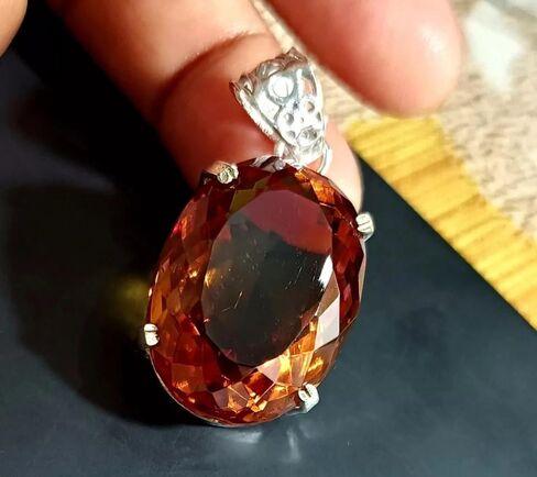 50.35 Ct Zultanite 7 Color Pendant 925 Silver Loose Certified Gemstone for jewelry making in Saudi Arabia