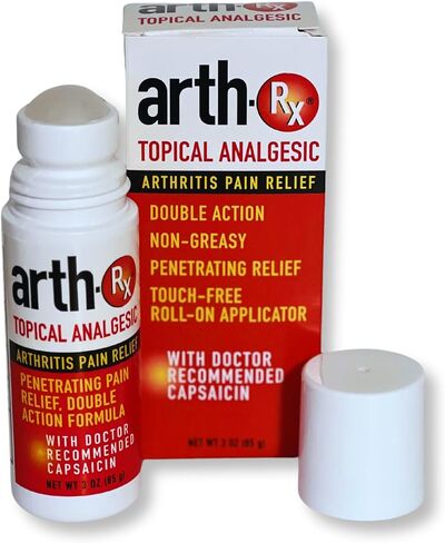 Topical Analgesic Arthritis Pain Relief, Warming Penetrating Capsaicin Roll on, Maximum Relief for Arthritis, Muscle, Joint and Back Pain 3 oz in Saudi Arabia