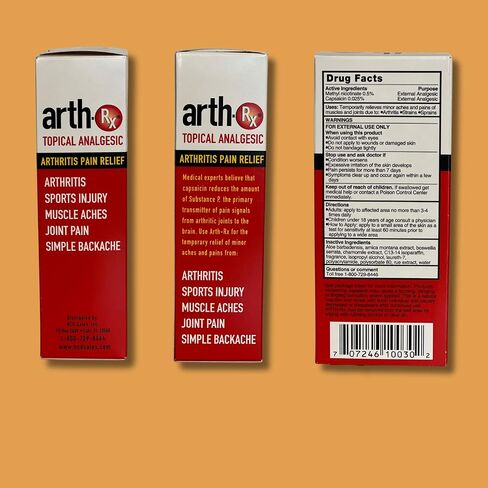 Topical Analgesic Arthritis Pain Relief, Warming Penetrating Capsaicin Roll on, Maximum Relief for Arthritis, Muscle, Joint and Back Pain 3 oz in Saudi Arabia