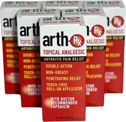Topical Analgesic Arthritis Pain Relief, Warming Penetrating Capsaicin Roll on, Maximum Relief for Arthritis, Muscle, Joint and Back Pain 3 oz in Saudi Arabia