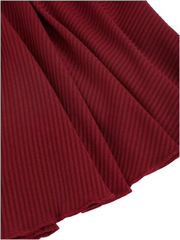 SOLY HUX Women's Peplum Tops Long Sleeve Babydoll Shirts Y2k Cute Tie Front Sweetheart Neckline Top in Kuwait