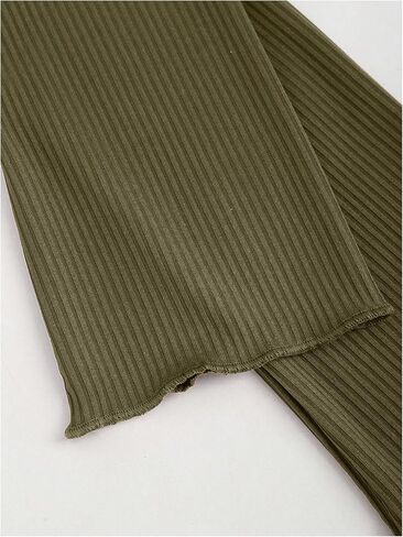 SOLY HUX Women's Peplum Tops Long Sleeve Babydoll Shirts Y2k Cute Tie Front Sweetheart Neckline Top in Saudi Arabia