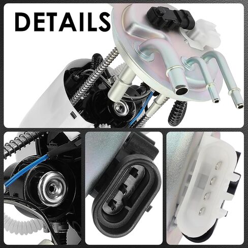 E3581M Electric Fuel Pump Module Assembly with Pressure Sensor Fit for Chevrolet Tahoe & GMC Yukon & Cadillac Escalade 2004-2007, 4.8L 5.3L 6.0L 6.2L, OE FG0808, P76262M, MU1639, 19256621, 88965556 in Saudi Arabia