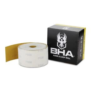 BHA Gold Longboard Hook & Loop Continuous Sanding Roll, 2-3/4" x 20 Yard - Durable, Cut-to-Size, Aluminum Oxide Sandpaper Sheets, Loading & Clog Resistant Gold Stearate Coating - 80 Grit